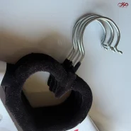 چوب لباسی مخمل مشکی